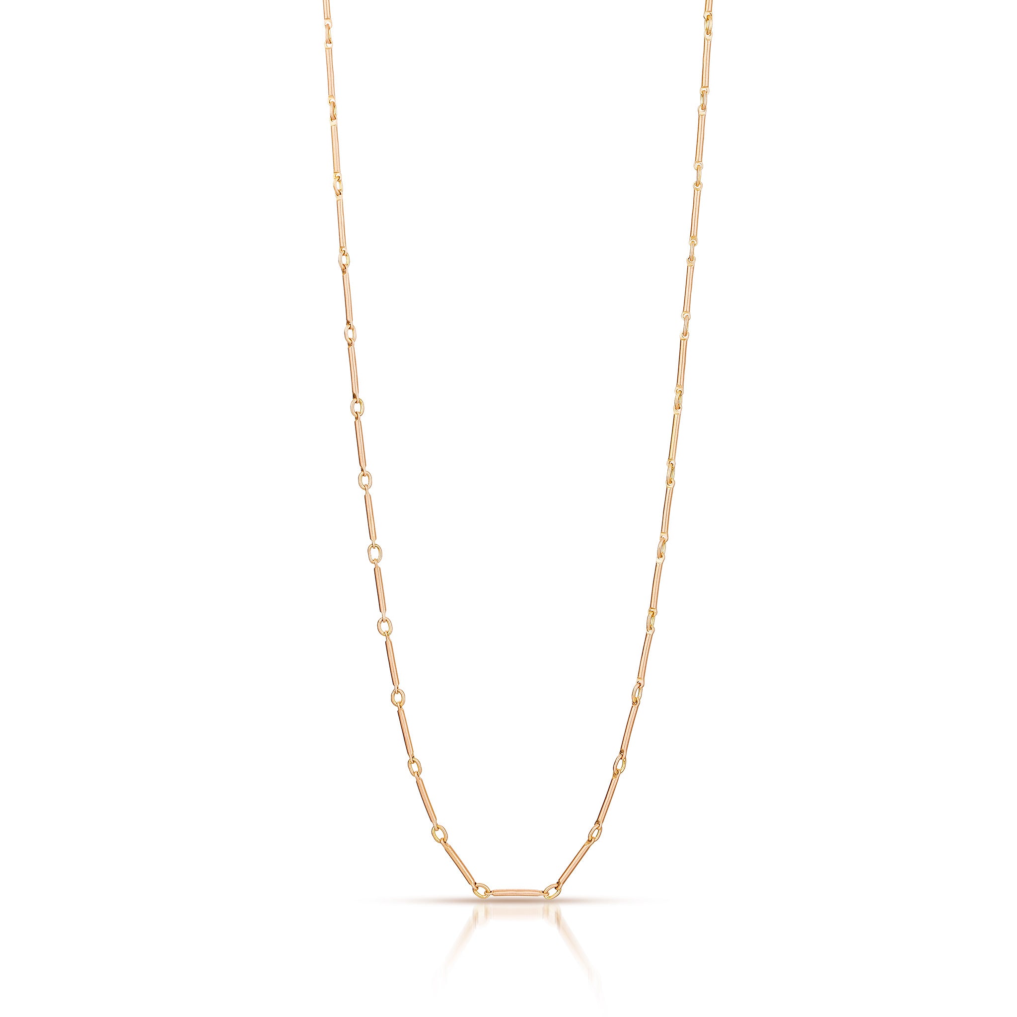18k Gold Bar and Loop Chain – Heather Guidero Jewelry